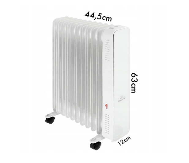 Mission Air Grzejnik olejowy OSLO 2500W White WiFi - 1590313 - zdjęcie 3